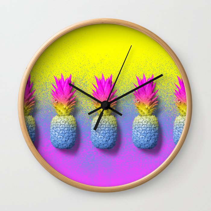 The Pineapple Effect Wall Clock