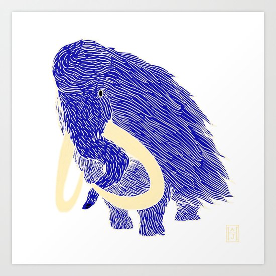 Mammoth Art Print