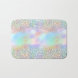 Pretty Rainbow Holographic Glitter Bath Mat