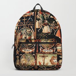 Hans Holbein - The dance of death Backpack