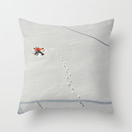 "Snow Angel" Throw Pillow