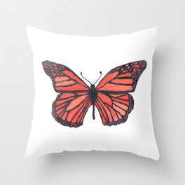 Monarch Flight Throw Pillow