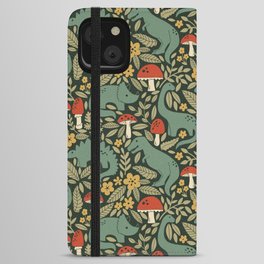 Dinosaurs and Mushrooms iPhone Wallet Case
