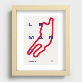 Circuit of Le Mans Recessed Framed Print