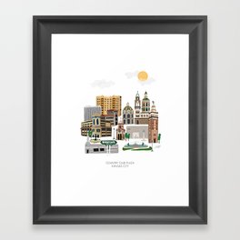 Kansas City Plaza Framed Art Print