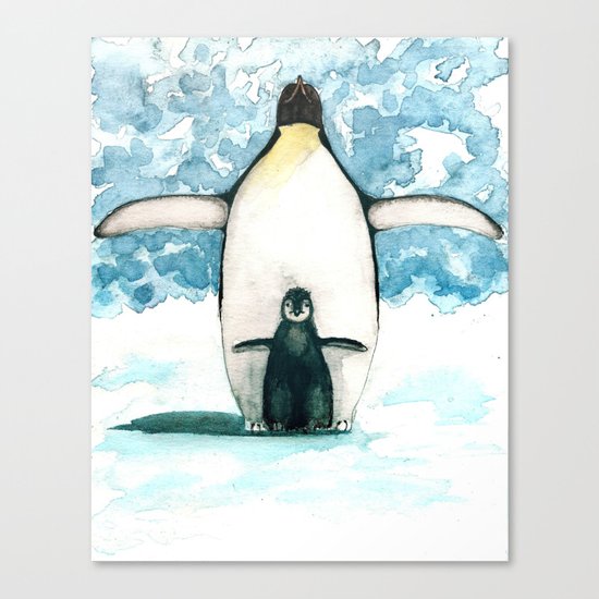 Penguins Canvas Print
