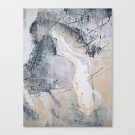 As Restless as the Sea: a minimal abstract painting by Alyssa Hamilton Art Canvas Print