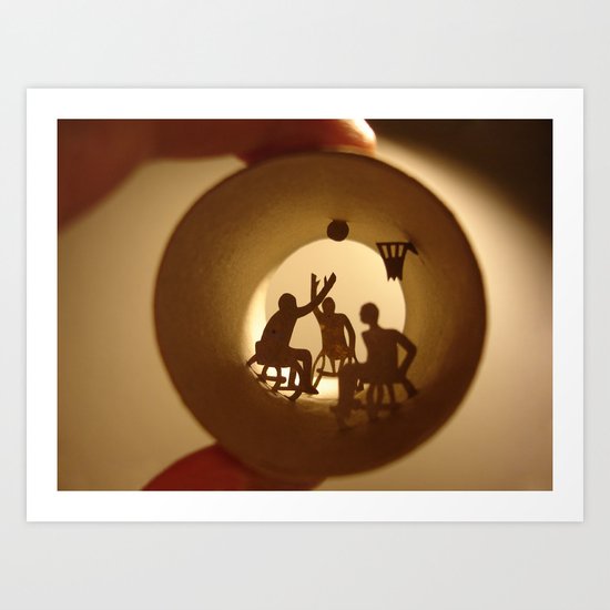 Roll "Basketball" Art Print