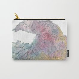 Coral shell Carry-All Pouch