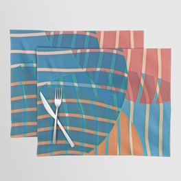 Four-Color Abstract Placemat