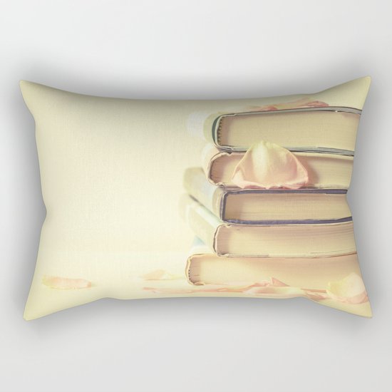 She Wrote Stories and Kept Them Quietly in Her Heart Rectangular Pillow