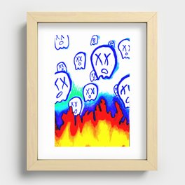 thats fire! Recessed Framed Print
