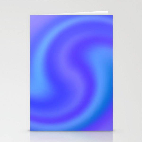 Blue Swirl Stationery Cards