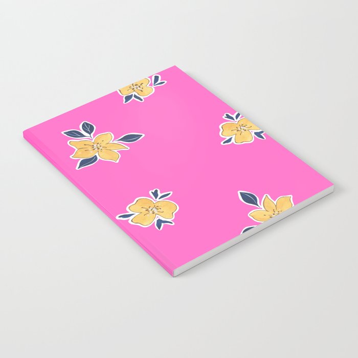 Flower in Pink Notebook
