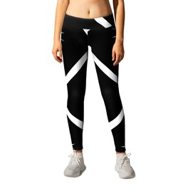 Black and White Sun Leggings