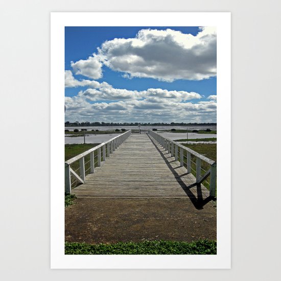 Natimuk Pier Art Print