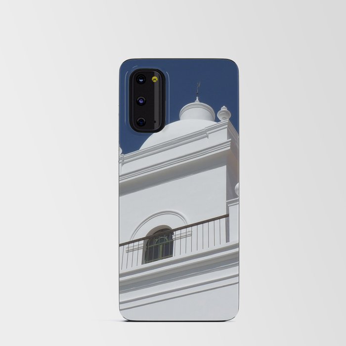 Argentina Photography - Beautiful White Building Under The Blue Sky Android Card Case