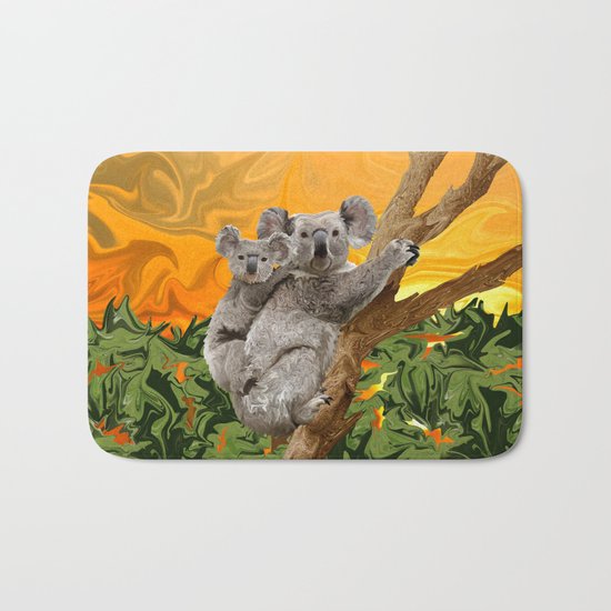 Koala Sunset Bath Mat