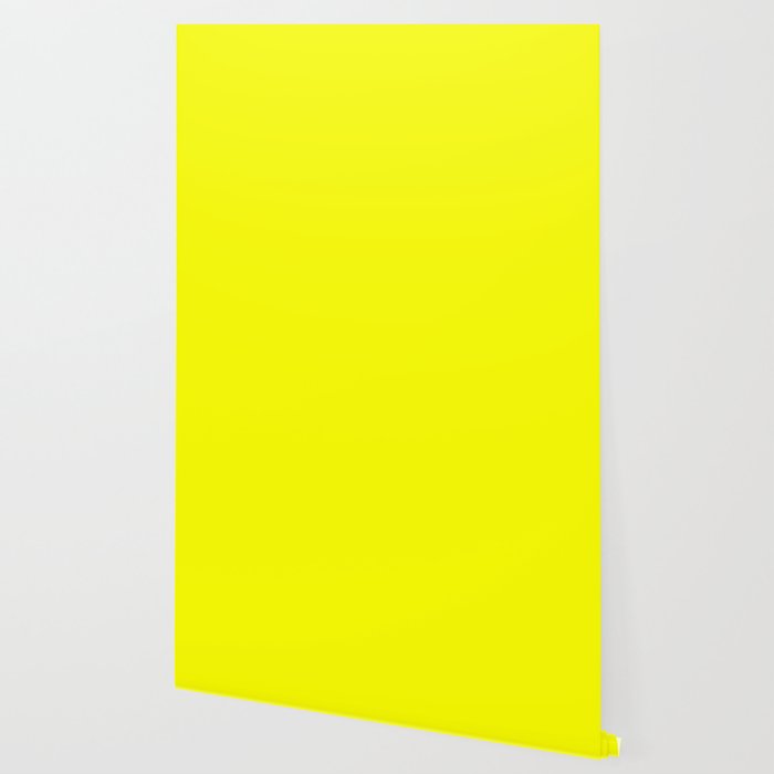 Plain Solid Fluorescent Yellow Neon Yellow Wallpaper By
