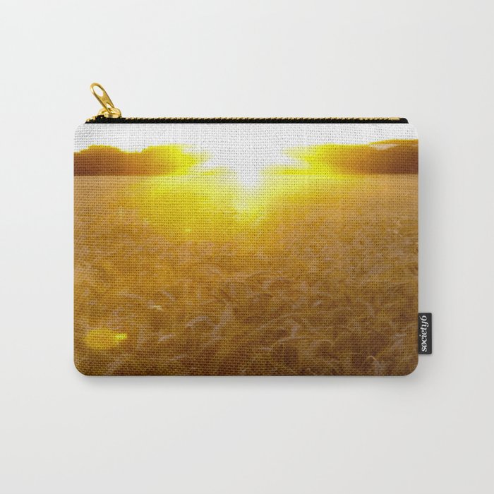 Wheat field at dawn Carry-All Pouch