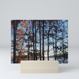 Blue Sky Silhouette Mini Art Print