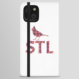 Cardinals Plaid iPhone Wallet Case