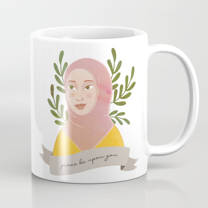 Hijab Girl - Peace Be Upon You Coffee Mug