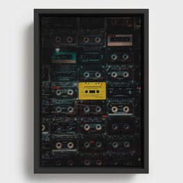 Cassette Framed Canvas