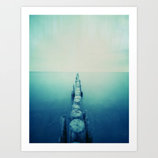 pinhole-ins 124, sea Art Print