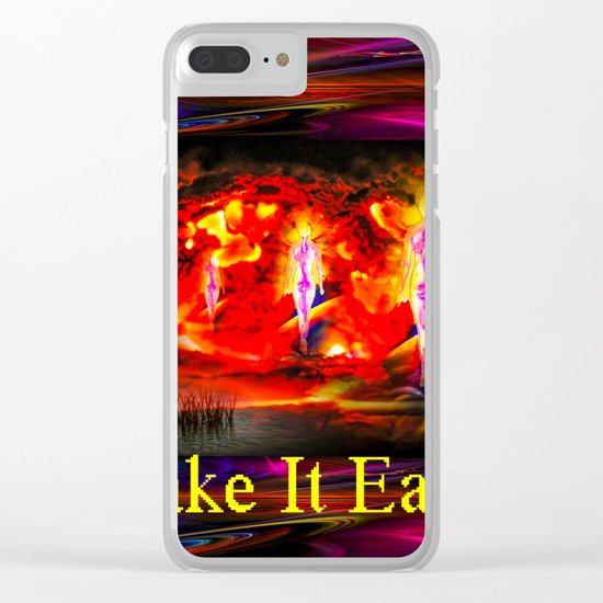 Heavenly apparition - Take It Easy Clear iPhone Case