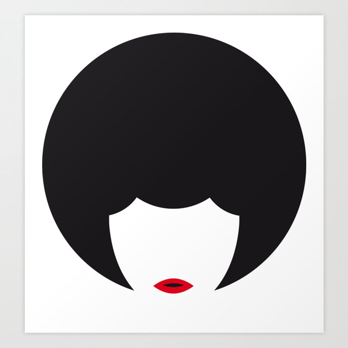 Afro Woman Icon Art Print By Dianacreativa Society6
