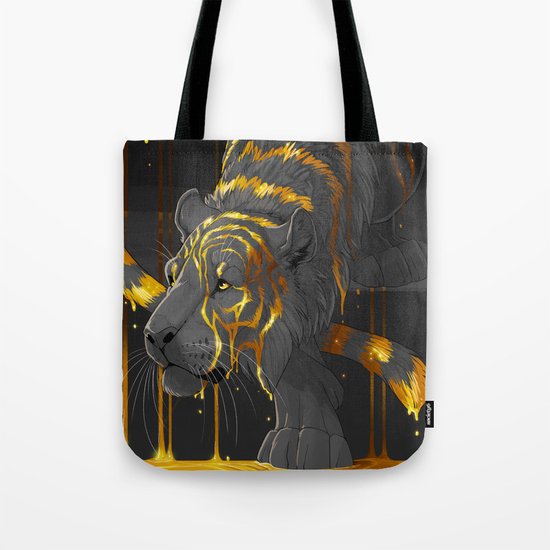 molten tiger Tote Bag