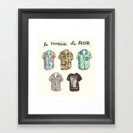 Rob's Shirts Framed Art Print