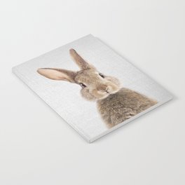 Rabbit - Colorful Notebook | Color, Portrait, Bunny, Minimalism, Digital, Forest, Photo, Peekaboo, Rabbit, Cute 