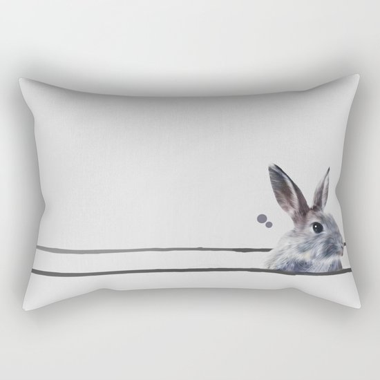 HORIZONTAL RABBITHOLE Rectangular Pillow