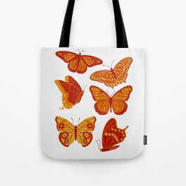 Texas Butterflies – Orange and Yellow Tote Bag
