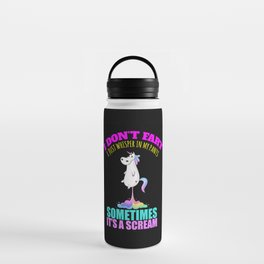 I Don't Fart Unicorn Unicorn Farts Water Bottle