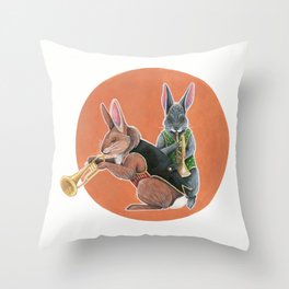 Getting in Tune Throw Pillow