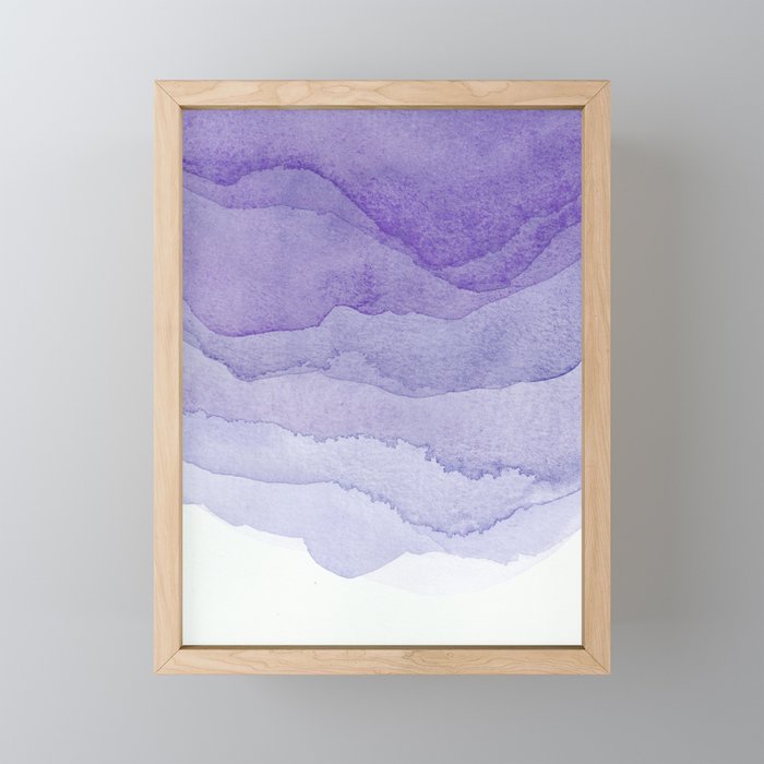 Lavender Flow Framed Mini Art Print