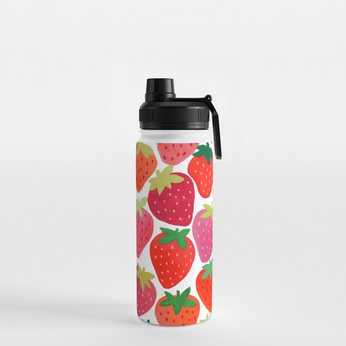 Sweet Strawberries Water Bottle