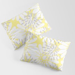 Summer Flowers Yellow Pillow Sham