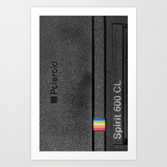 Polaroid Spirit 600 CL, black Art Print