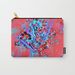 VG Flowers - 2 Carry-All Pouch | Vase, Holland, Collage, Abstract, Flowers, Popart, Red, Dutch, Blue, Vangogh 