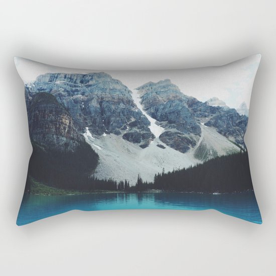 Moody Moraine lake Rectangular Pillow