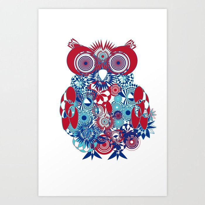 SPIRO OWL Art Print