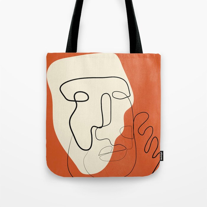 Abstract Portrait 7 Tote Bag