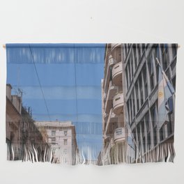 Argentina Photography - Wonderful Street Under The Blue Clear Sky Wall Hanging