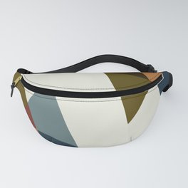 Going Up And Down Geometric Design Fanny Pack