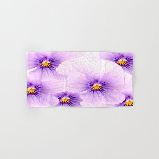 Pansy Patterns Hand & Bath Towel
