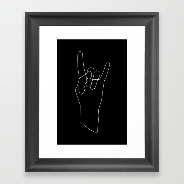 B-Rock Framed Art Print